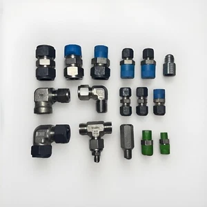 Parker 316 Swagelok CaJON Pipe Fittings / 316-810J /316-760R / 316-KI0 / 316-ICY - Picture 1 of 4