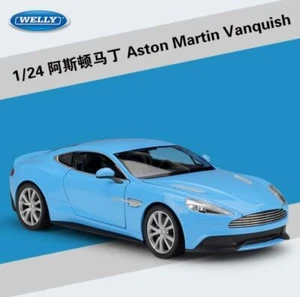 Coche modelo de metal fundido a presión Welly Aston Martin Vanquish 1:24 nuevo en caja - Imagen 1 de 11