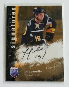 Tim Connolly (Sabres) 2007-08 Be A Player AUTOGRAPH Signatures PLAYER'S CLUB /15