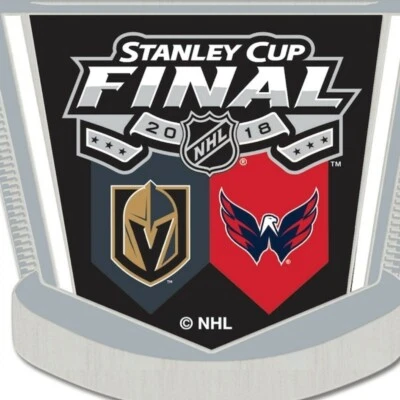 Washington Capitals Vegas Golden Knights 2018 Stanley Cup Final collector pin  - Image 1 of 3