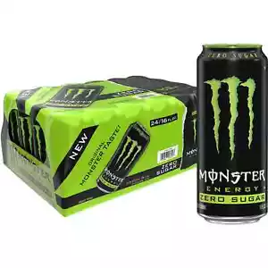 Monster Energy Zero Sugar (16 oz., 24 pk.) - Picture 1 of 4