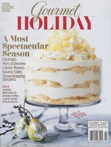 Gourmet Holiday magazine 2019 A Most Spectacular Season Cocktails FREE SHIPPING