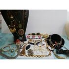 Huge Collection of Vintage Jewelry Necklace Brooch Buckle Bracelet Ring More Lot