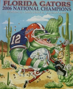 Florida Gators Football Signed Limited Edition 2006 National Championship Print - Picture 1 of 24