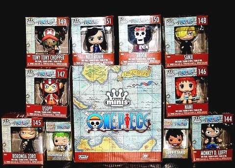FUNKO - One Piece Straw Hat Pirates - 12+ Funko Minis & Pocket POP! Complete Set Cover