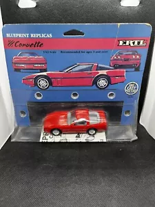 ERTL Blueprint Replicas Die Cast Metal 1988 Corvette 1:43 Scale New & Sealed - Picture 1 of 3