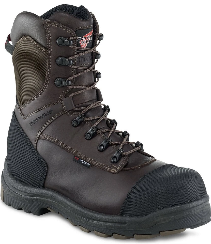 3248 RED WING MEN'S 9-INCH SAFETY Work Lace up Thinsulate BOOT BROWN - Image 1 of 1