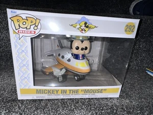 Funko Pop! Mickey In The ""Mouse"" 292 D23 Viaggio in aereo pop - Foto 1 di 6