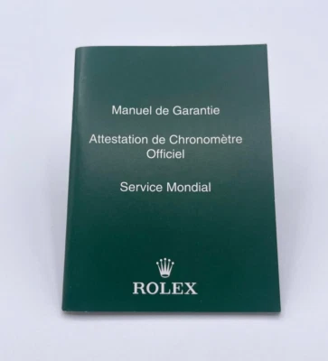 Rolex libretto garanzia COSC warranty booklet service 563.81 - Immagine 1 di 4