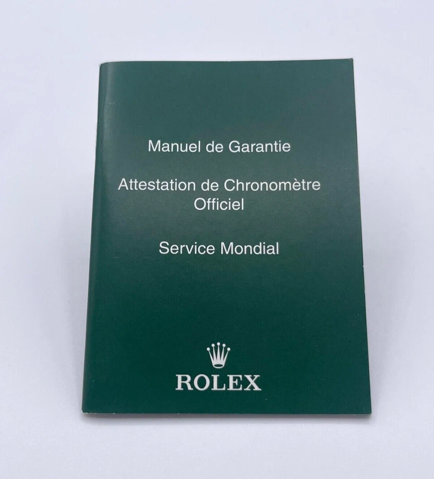 Rolex libretto garanzia COSC warranty booklet service 563.81 - Immagine 1 di 4