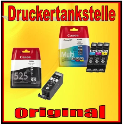 Cartucho Original Canon Pixma PGI-525 Cli 526 iP4850 4950 iX6550 MG5250 5350 Foto 1 de 2