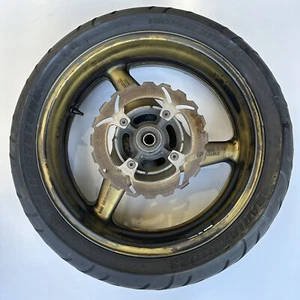Honda CB900 CB900F Hornet 2007 Rear wheel rim tyre disc *straight - Picture 1 of 10