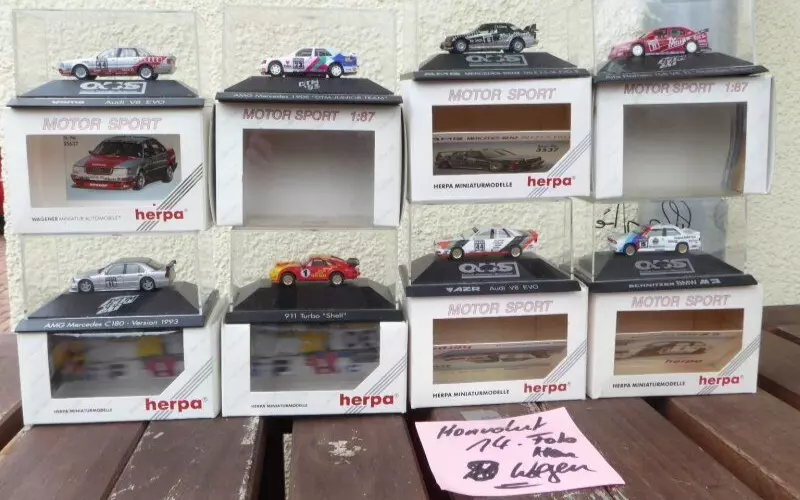 Herpa Raccolta 1:87 H0,14,8 Pezzo Autovettura + DTM Auto Corsa Nella Scatola,# - Immagine 1 di 1