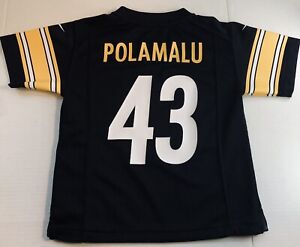 NFL•Pittsburgh Steelers•#43 Polamalu•Youth Size Small(4)•Nike•On Field•Jersey•