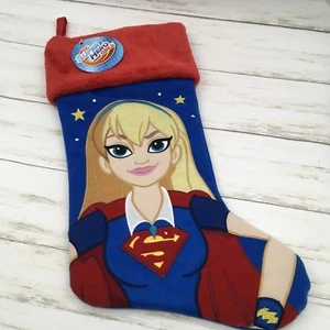 Medias de peluche de Navidad DC Comics Super Hero Supergirl 18"  - Imagen 1 de 6