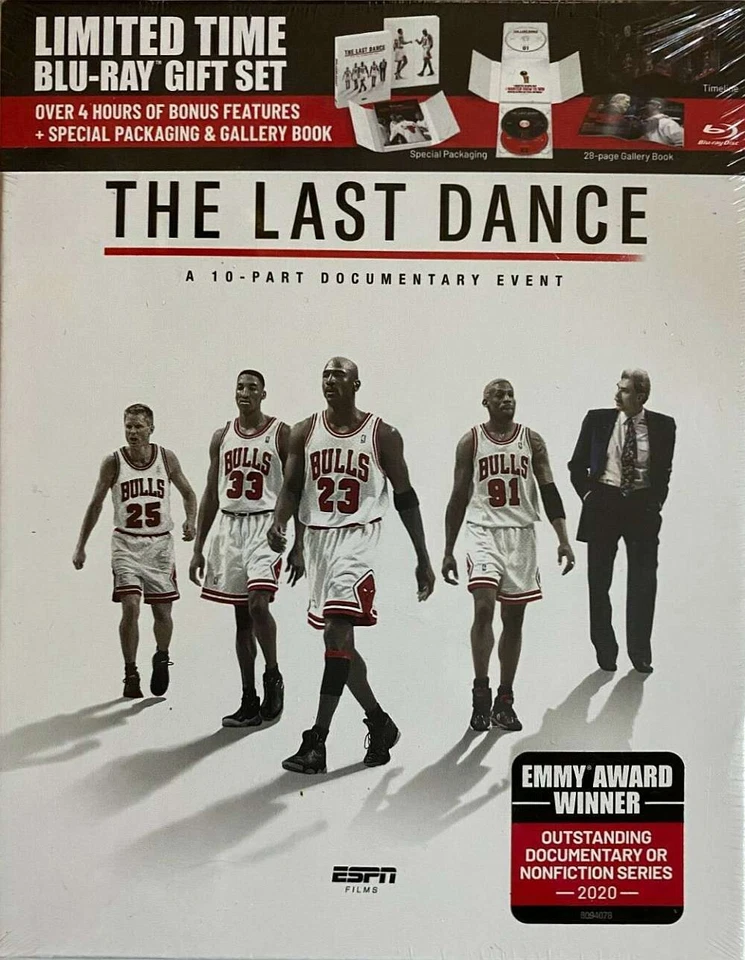 The Last Dance: A Ten-Part Documentary Event (Limited Time Blu-ray Gift Set, 2020, 3 Discs)