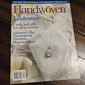 Handgewebte Zeitschrift Ausgabe 106. September 2001 Projekte Karte Geschenk Hochzeit Erbstück - Bild 1 von 3