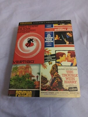 Alfred Hitchcock: The Masterpiece Collection 4 DVD Set Psycho, Vertigo.... New - Image 1 of 2