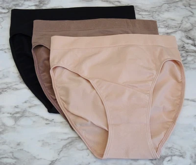 Wacoal 870275# B-Smooth Hi-Cut Brief 3-Pack Panties US Size M - Image 1 of 4