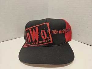 Vintage NWO WCW New World Order Wolfpack Mütze rot/schwarz nie getragen - Bild 1 von 8