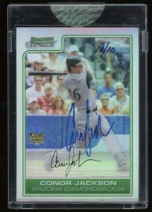 2006 Conor Jackson Bowman Chrome Uncirculated Auto Autograph 10 /10 Super Rare!! - Picture 1 of 2