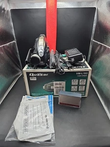 Quasar VM-L153 Palmcorder VHSC 700x With Box Works Battery Doesn't Hold Charge - Picture 1 of 14