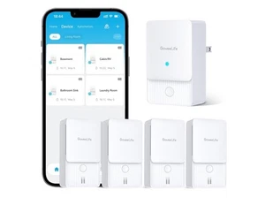 GoveeLife WiFi Wasserleckdetektoren Sensoren für Zuhause 4er Pack Sensor und Gateway 2 - Bild 1 von 12