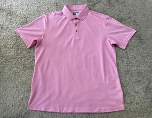 PGA Tour schönes babyrosa Polo Golf Shirt Large (L) Kurzarm - Bild 1 von 15