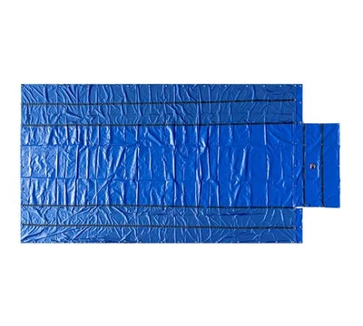 Lona de madera ultra ligera azul airbag/paracaídas 16' x 27' (4' caída) - vinilo de 14 OZ Foto 1 de 4