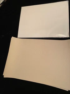 14 Sheets Sanded Pastel Paper 4 Heavy White (16" x 12") 10 beige (18"x12") - Picture 1 of 4