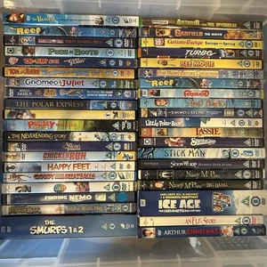 DVD Bundle Joblot, 44 Unique Films, Nostalgic, Animated, Cert U, No Scratches - Picture 1 of 5