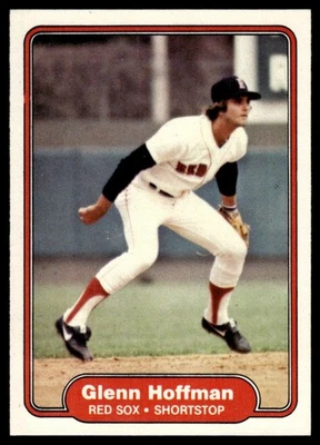 1982 Fleer Glenn Hoffman Boston Red Sox #296 - Image 1 of 2