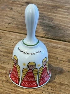 WEIHNACHTEN 1973 CHRISTMAS BELL Bareuther Waldsassen PORCELAIN Ltd First Edition - Picture 1 of 7