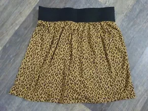 juniors MEDIUM animal print skirt ~ by SayWhat? brown tan beige black - Picture 1 of 4