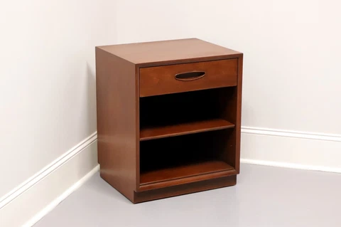HENREDON Circa '60 Mid Century Modern MCM Walnut Nightstand Cover