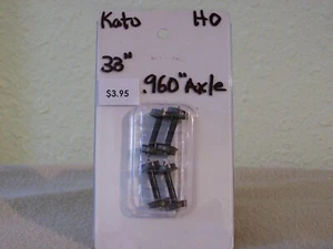KATO HO 33" WHEELSETS .960" AXLE LENGTH .110" WHEEL TREAD - Picture 1 of 1
