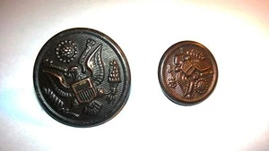 Antiguo botón de cobre de principios del siglo XIX Great Seal New York N.S.Meyer (2) - Imagen 1 de 4