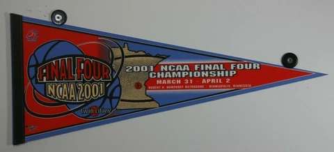 2001 NCAA Basketball Final Four 30x12 Pennant Cover