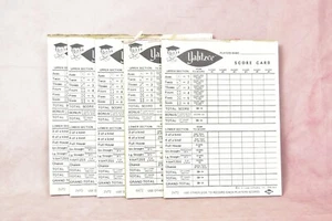 Vintage YAHTZEE Score Pads 1956-1972 - 5 partial pads - 2V72/4A72 - Picture 1 of 5