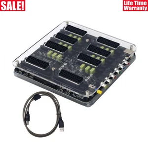 Nuevo Distribuidor Automático SCART 6-IN 3-OUT con Cable USB Interruptor Automático - Imagen 1 de 8