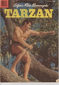 1956 Tarzan #85 Comic GOLDEN AGE Gordon Scott Edgar Rice Burroughs Dell Vintage - Bild 1 von 2