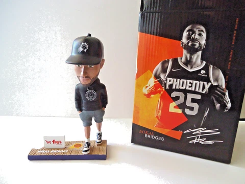 PHOENIX SUNS MIKAL BRIDGES BOBBLEHEAD NEW IN BOX Cover