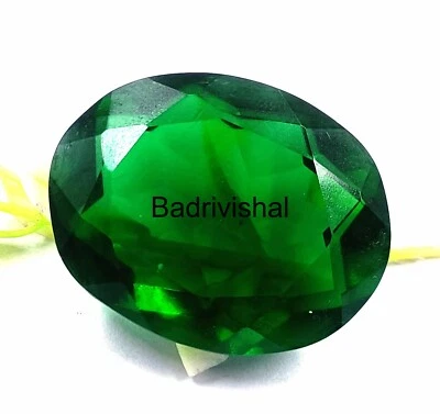 Green Moldavite IGL Faceted Oval Cut 98 Ct Loose Gemstone Fresh Offer 4JUJ - Image 1 of 4