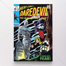 Daredevil Poster Canvas Vol 1 #54 Comic Book Art Print