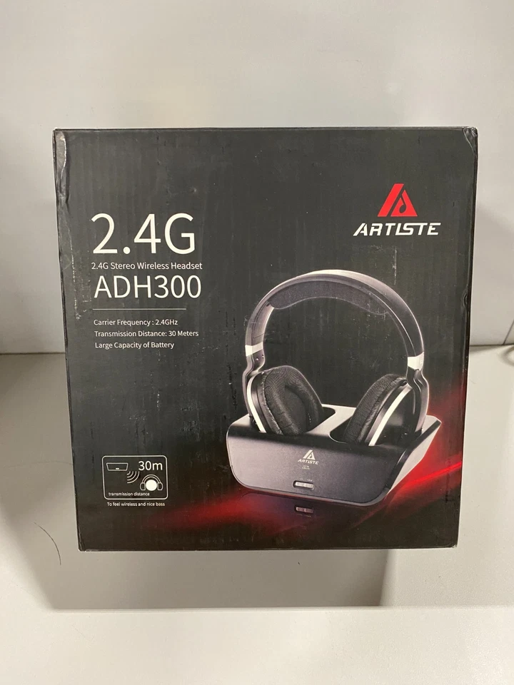 Artiste TV 2,4 ГГц RF беспроводной над ухо цифровой стерео гарнитура - черный (C2) - Изображение 1 из 1