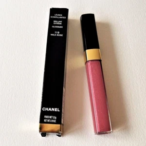 CHANEL Levres Scintillantes Glossimer Lip Gloss 119 WILD ROSE - Picture 1 of 2