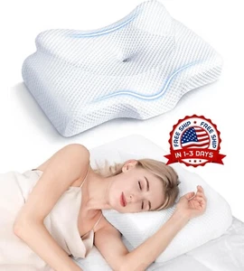 Almohadas Ortopedicas Para Cervical Alivio Dolor Cuello Foam Memory Dormir Bien - Picture 1 of 8