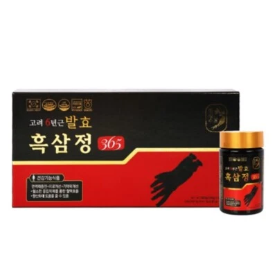 Korean 6 Year Old Fermented Black Ginseng Extract 960g (240g x 4 Bottle)+Express - image 1 of 4