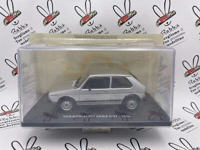 DIE CAST " VOLKSWAGEN GOLF GTI- 1976 " AUTO VINTAGE SCALA 1/24 - Immagine 1 di 2