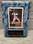 Frank Thomas Baseball Card on Wooden Wall Plaque 5” X 7” Chicago White Sox